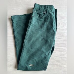Levi's x Reese Cooper Straight Fit Forest Green Denim Jeans